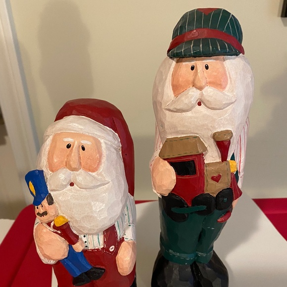 Eddie Walker 8" & 10" Wood Figurines - Picture 1 of 7